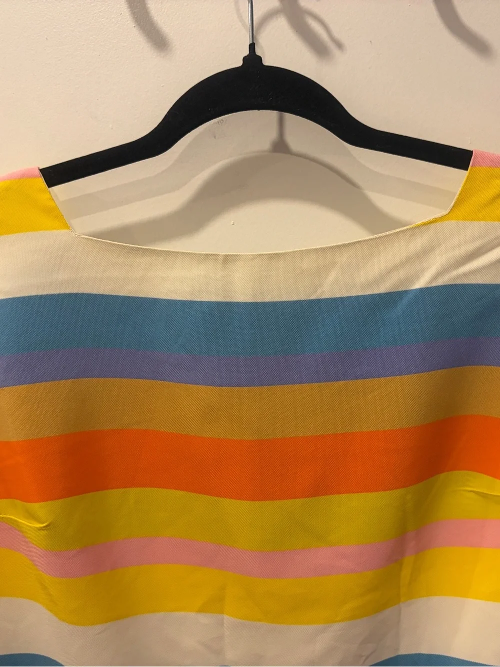 Vintage 70s Multi-Color Striped Sleeveless Top - Women's - Picture 5 of 11